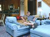 John & Paddy at Cabin - Jul 99